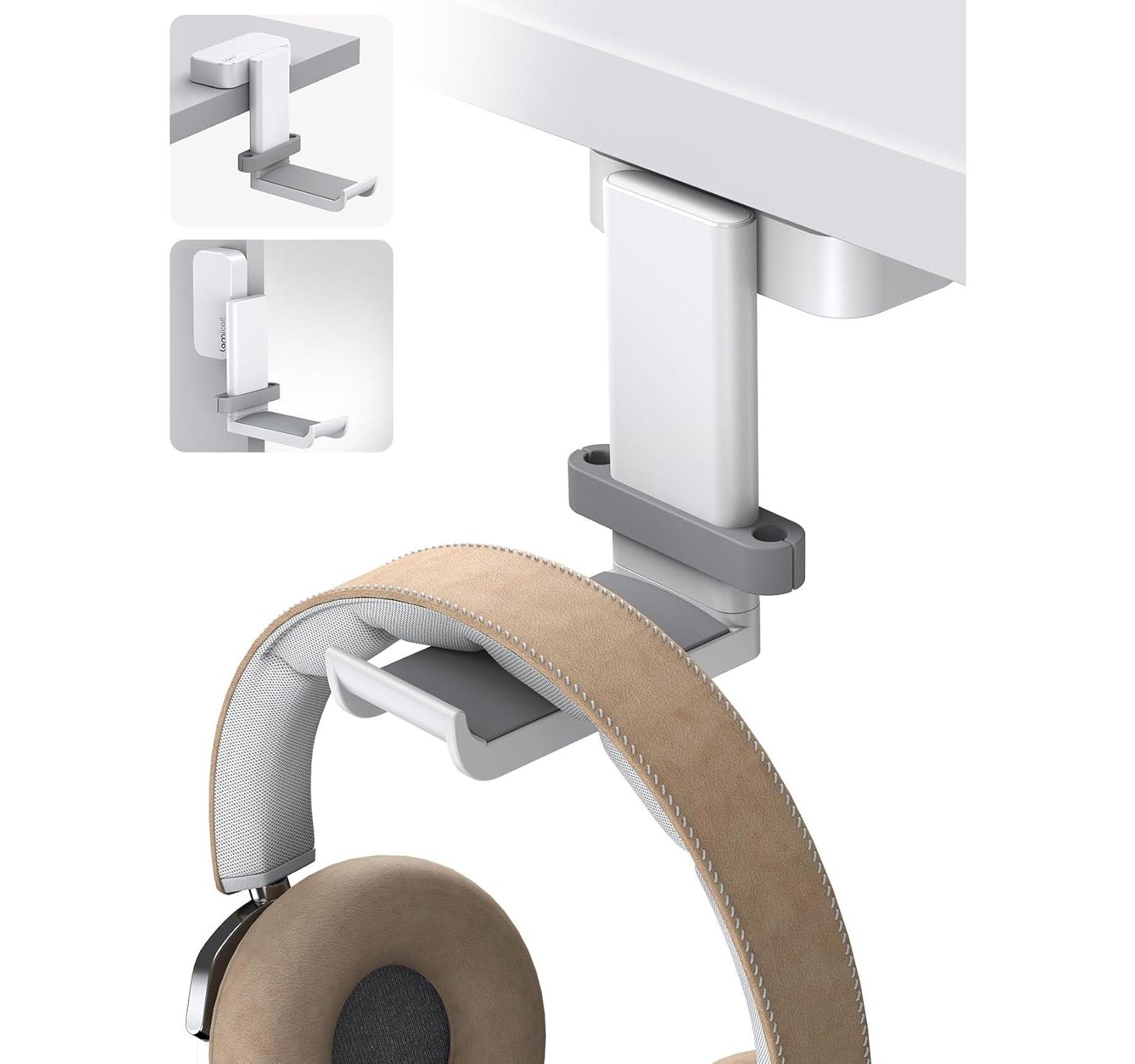 Lamicall 360-Degree Rotating Adhesive Headphone Stand