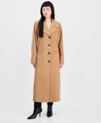 Anne Klein Women's Single-Breasted Maxi Coat