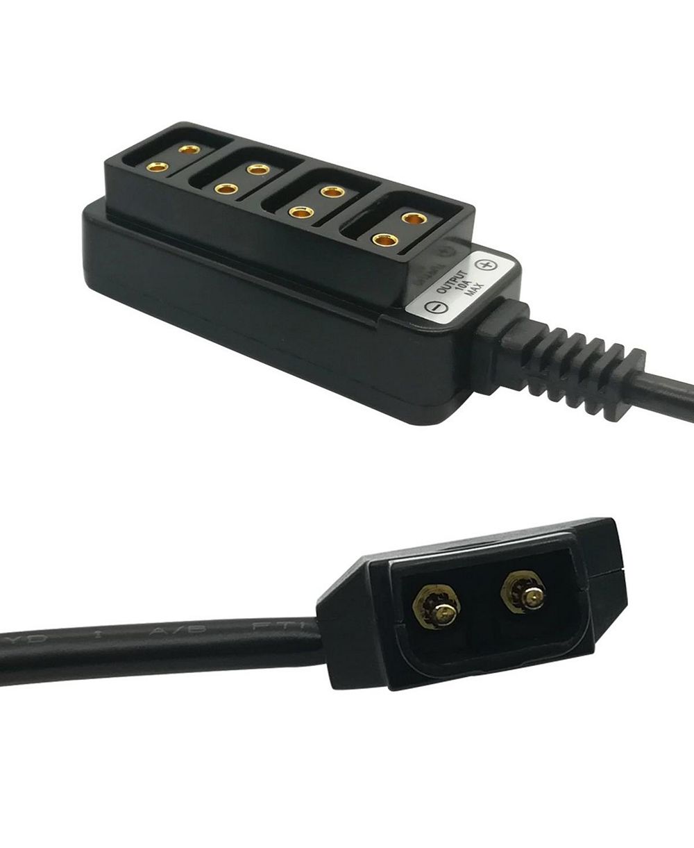 AndyCine D-Tap мужской к 4-портам D-Tap женский прямой сплиттер кабель