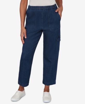 Детские джинсы Alfred Dunner Petite Indigo с карманами карго