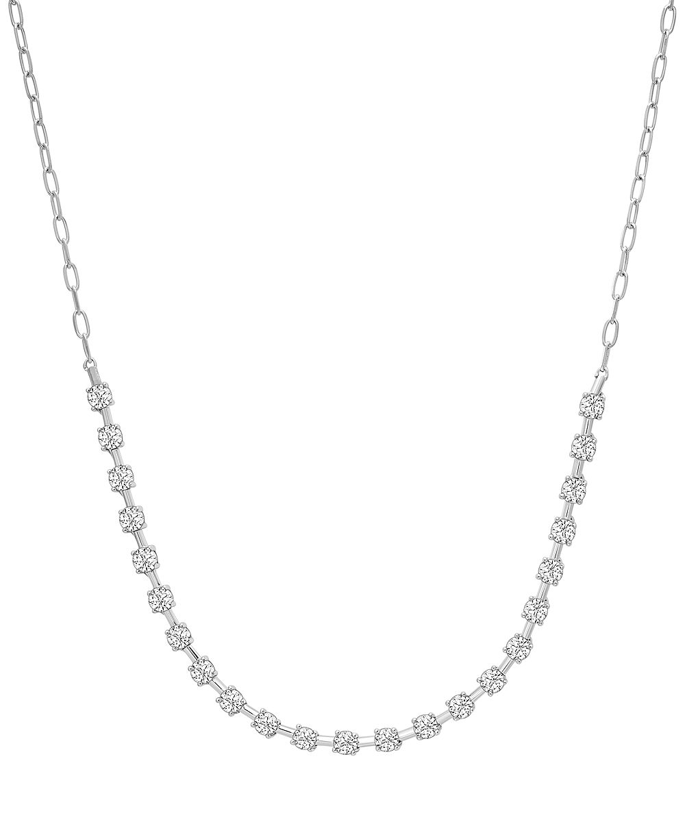 Macy's ожерелье Diamond в Sterling Silver (1/2 ct. t.w.)