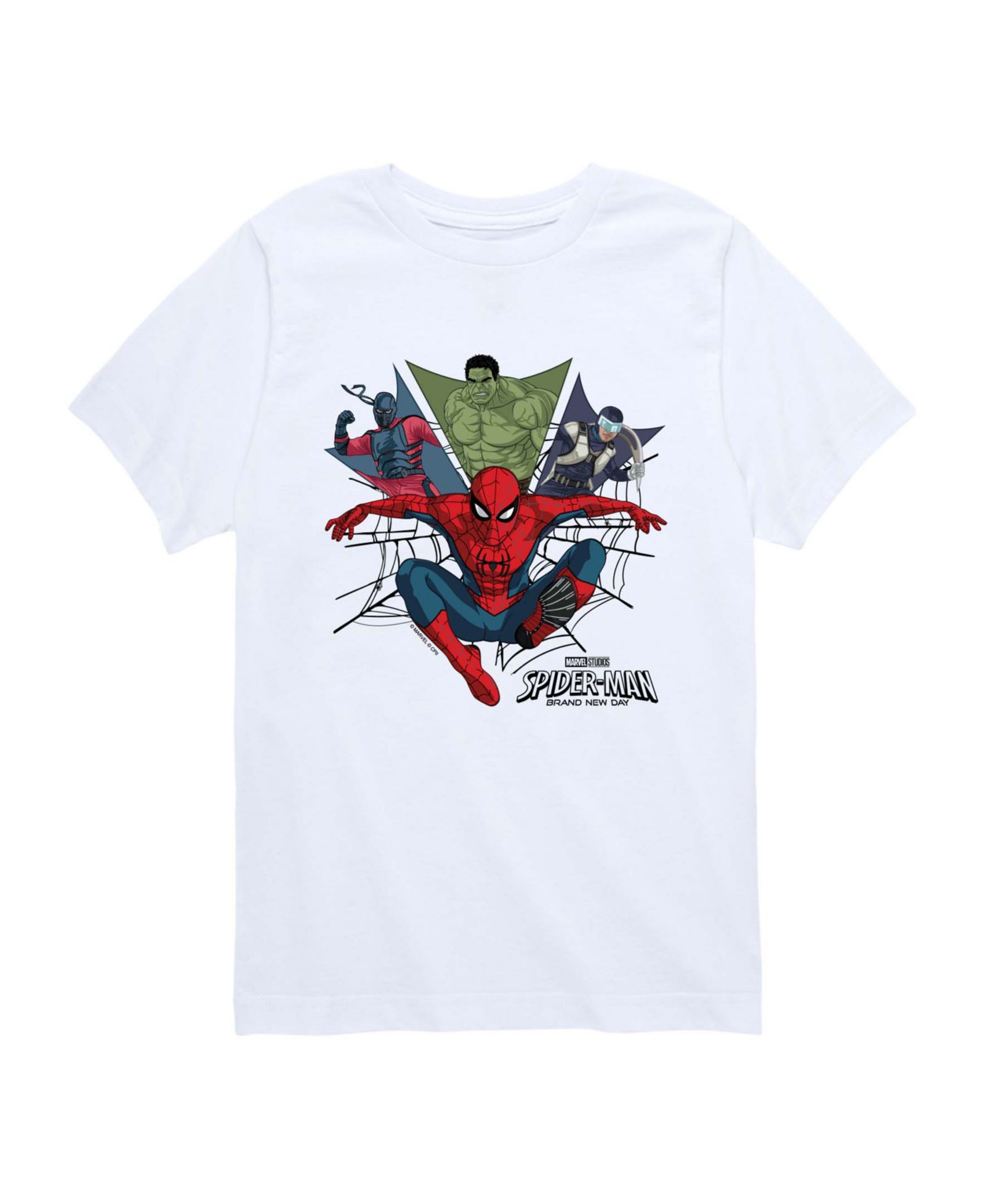 Marvel Boys' 8-20 Spider-Man Brand New Day Heroes Short-Sleeve Graphic T-Shirt