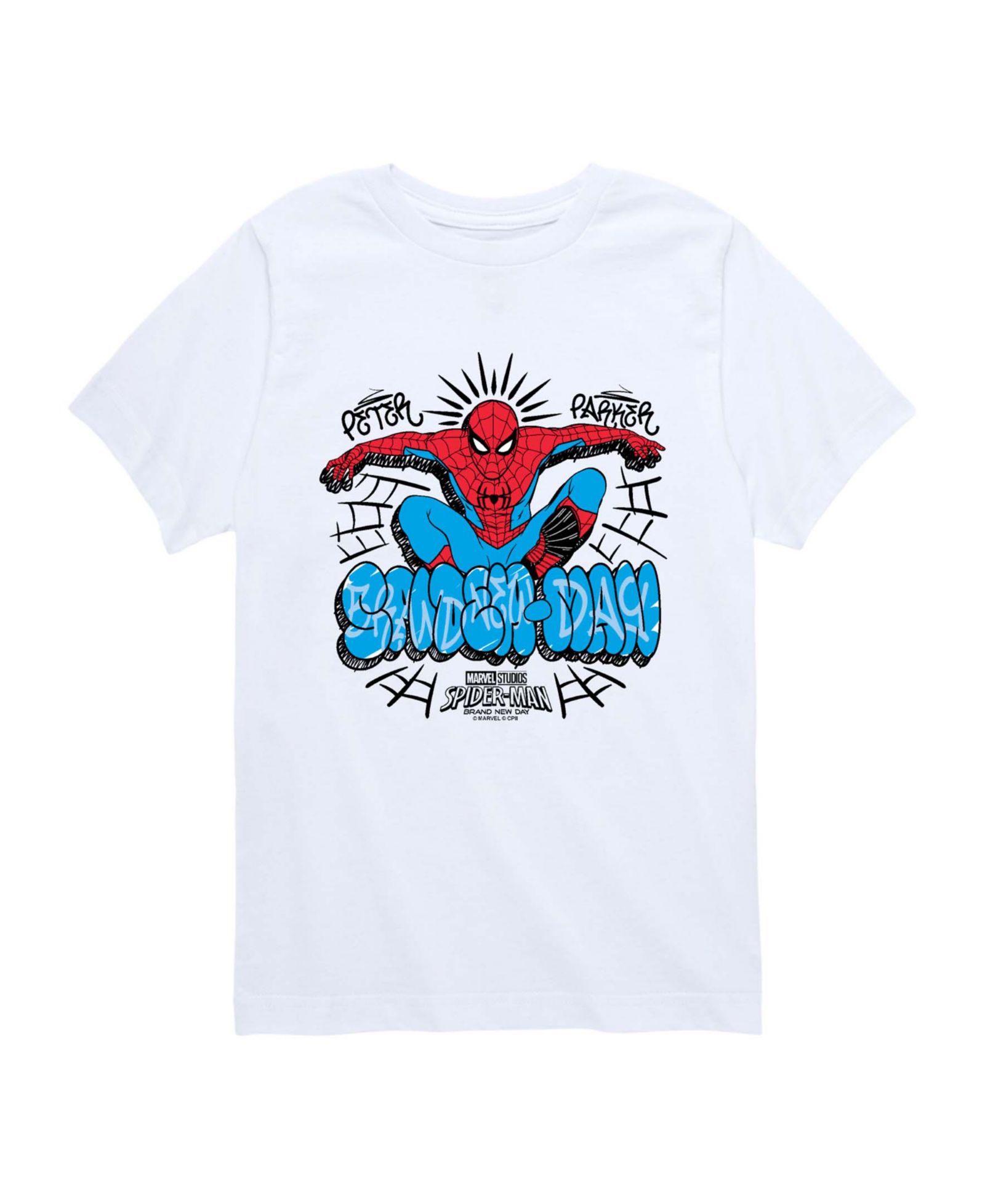 Детская футболка Marvel Spider-Man Brand New Day Peter Parker Graphic