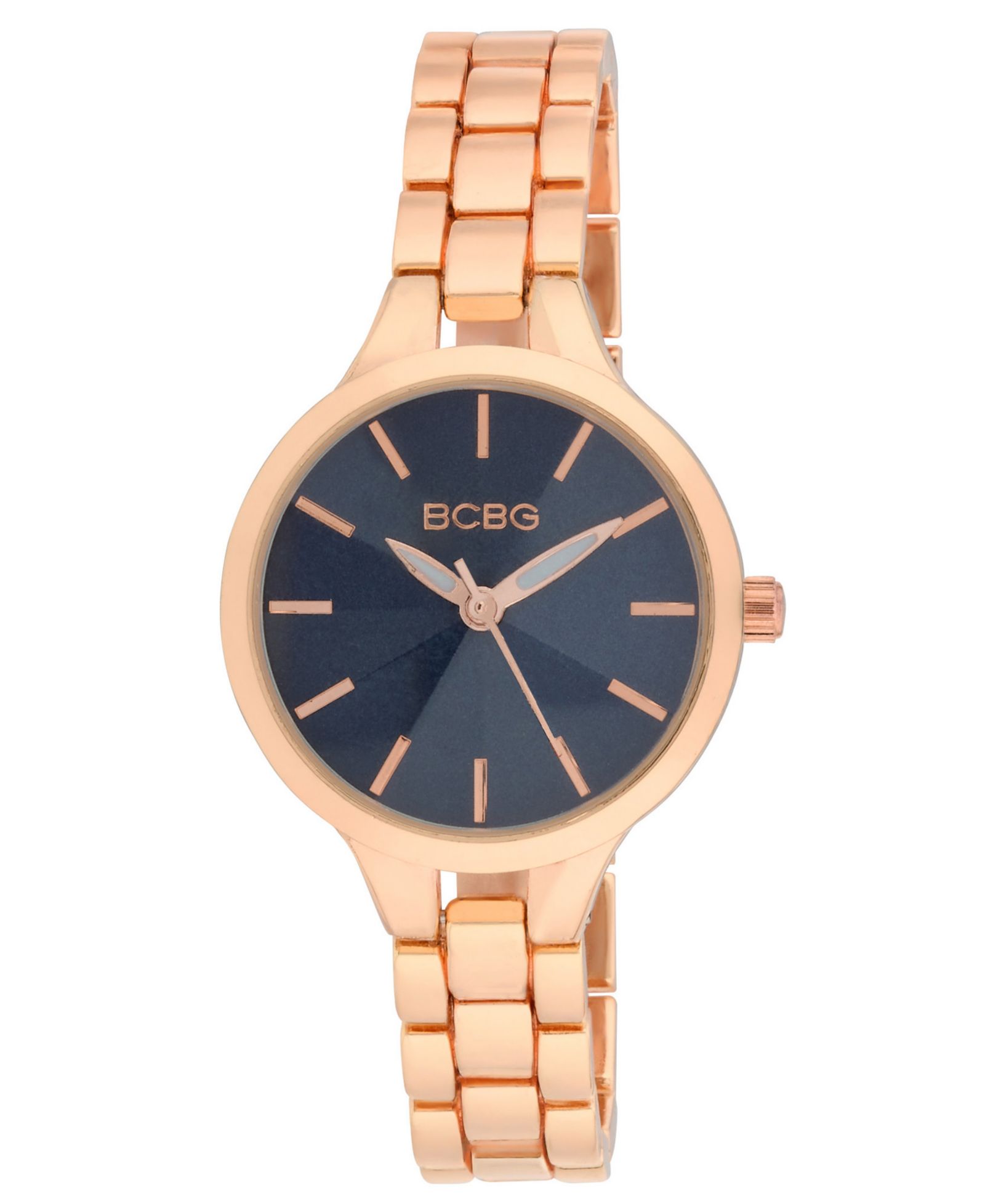 Женские часы BCBG Quartz Round Rose Gold Stainless Steel 32mm