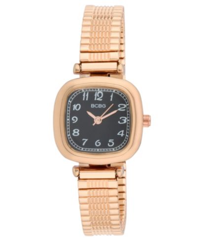 Часы BCBG Women's Quartz Round Rose Gold Stainless Steel 27mm