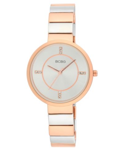 Женские часы BCBG Quartz Round Two-Tone Stainless Steel 36mm
