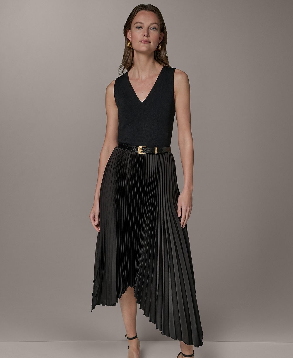 Donna Karan New York женское платье V-образным вырезом Petite