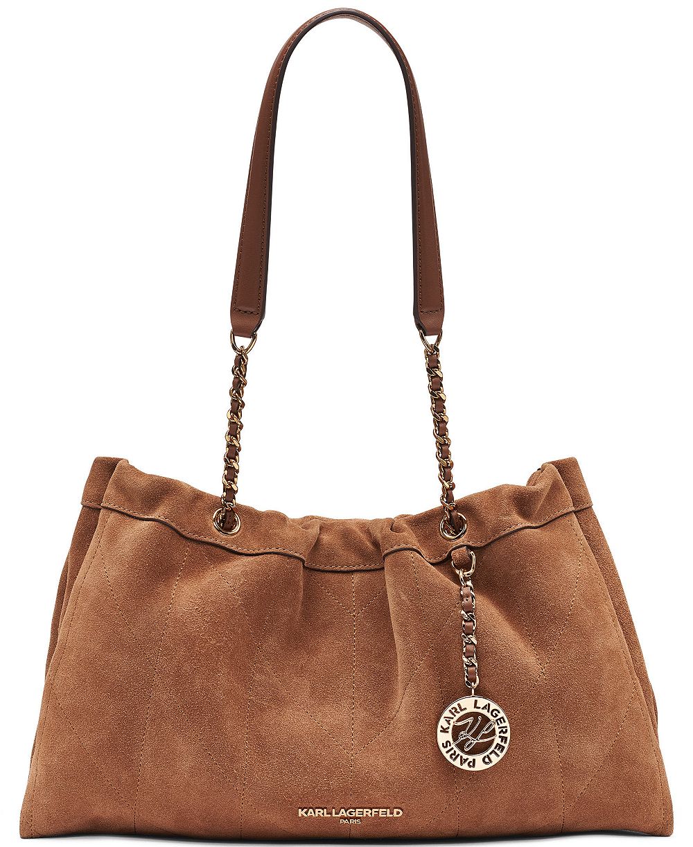 KARL LAGERFELD PARIS Amandine Medium Shoulder Handbag