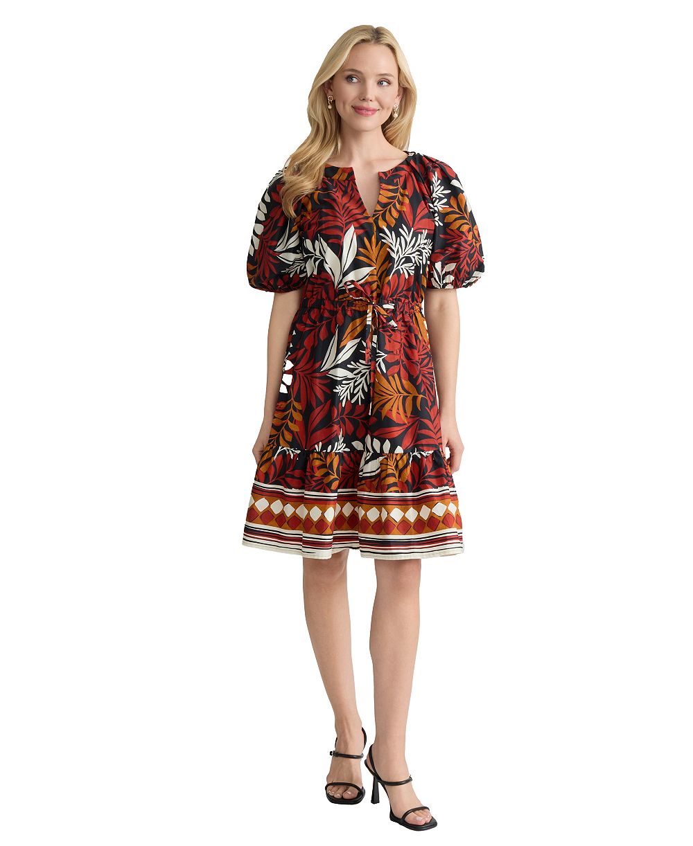 Женское платье Jones New York Petite Printed Tiered