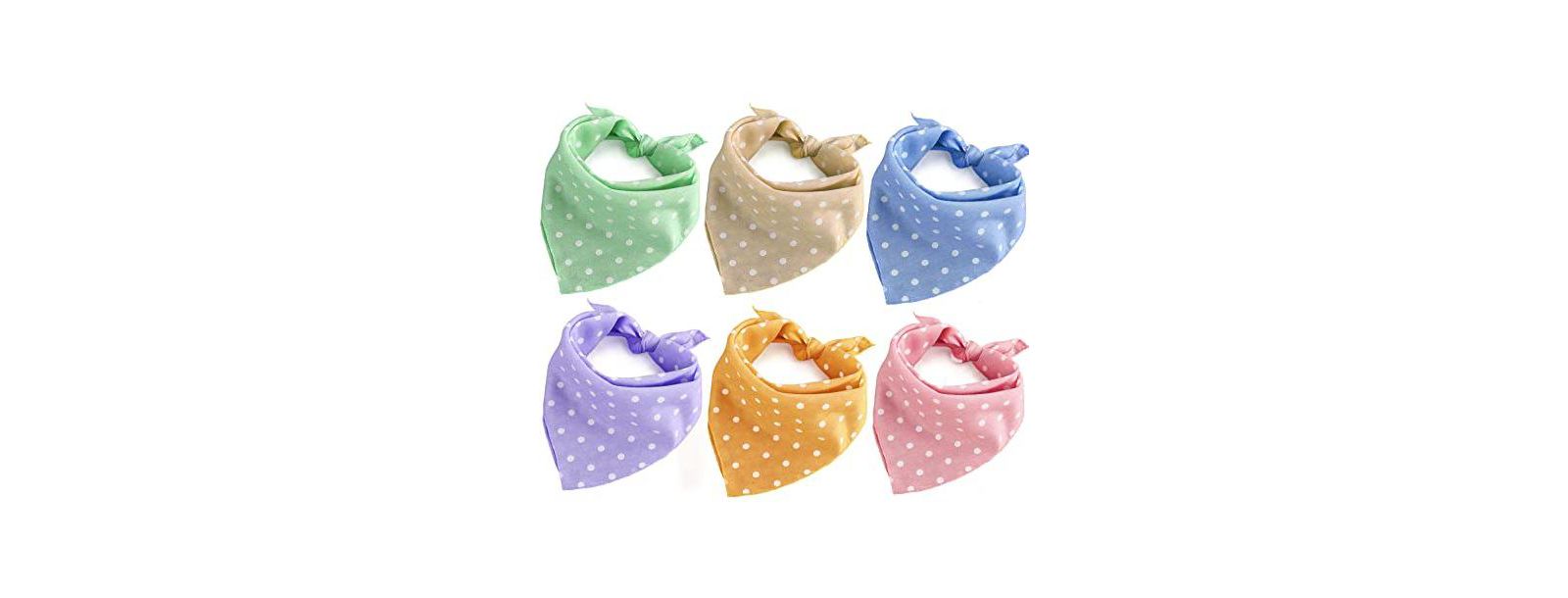 Бандана для собак ARONKL Polka Dots Soft Cotton Adjustable Washable