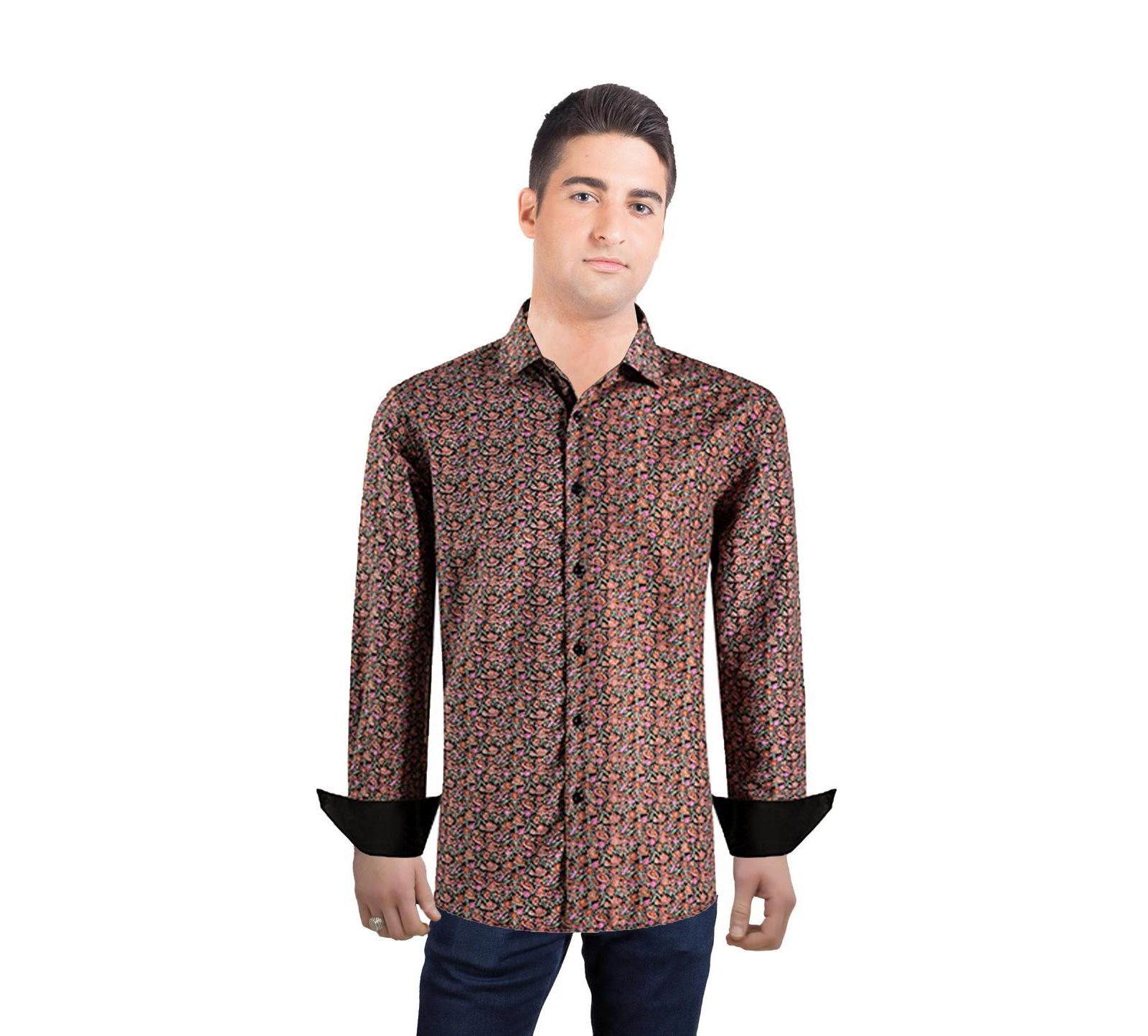 Elie Balleh Men's Slim Fit Paisley Print Button-Down Shirt By