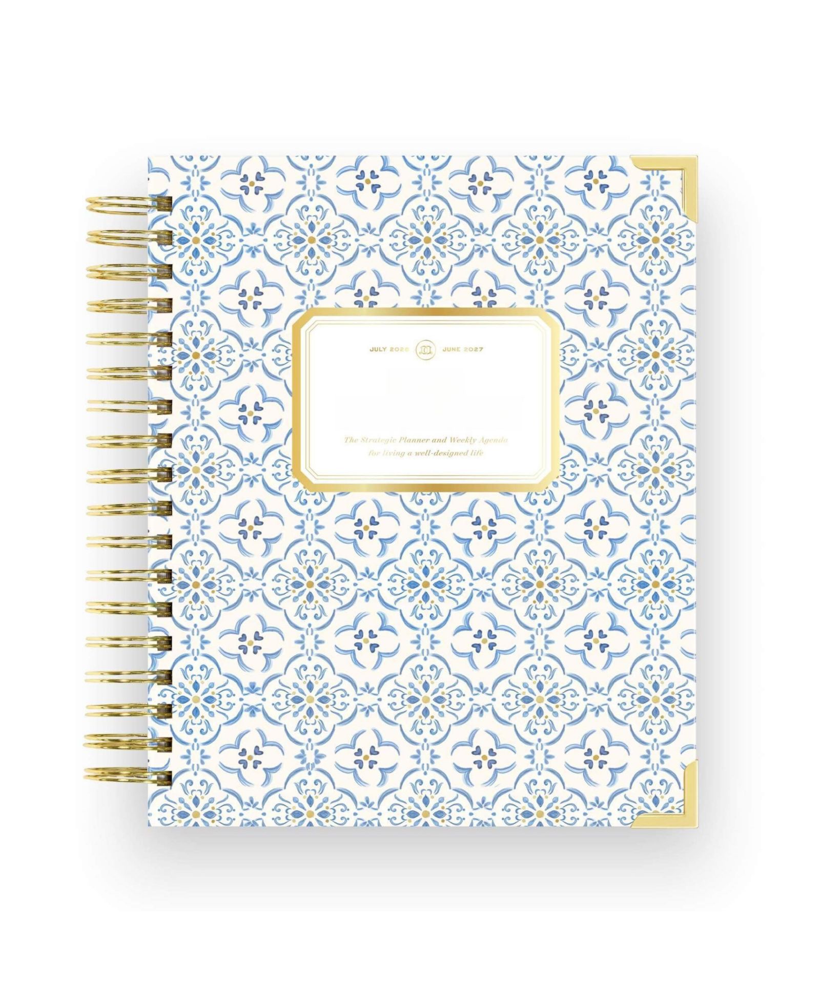 GNUADZ Academic Year Planner Weekly 2026-2027 Wirebound Tabs Stickers Ruler