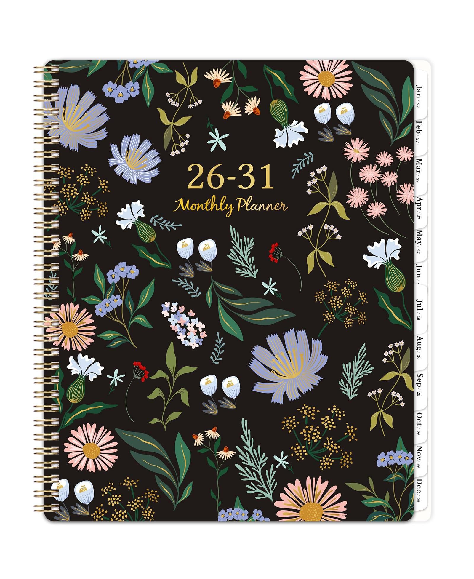 GNUADZ Monthly Planner 5 Year 2026-2031 60 Tabs