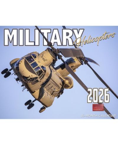 GNUADZ 2026 Helicopters Wall Calendar Wartime Edition