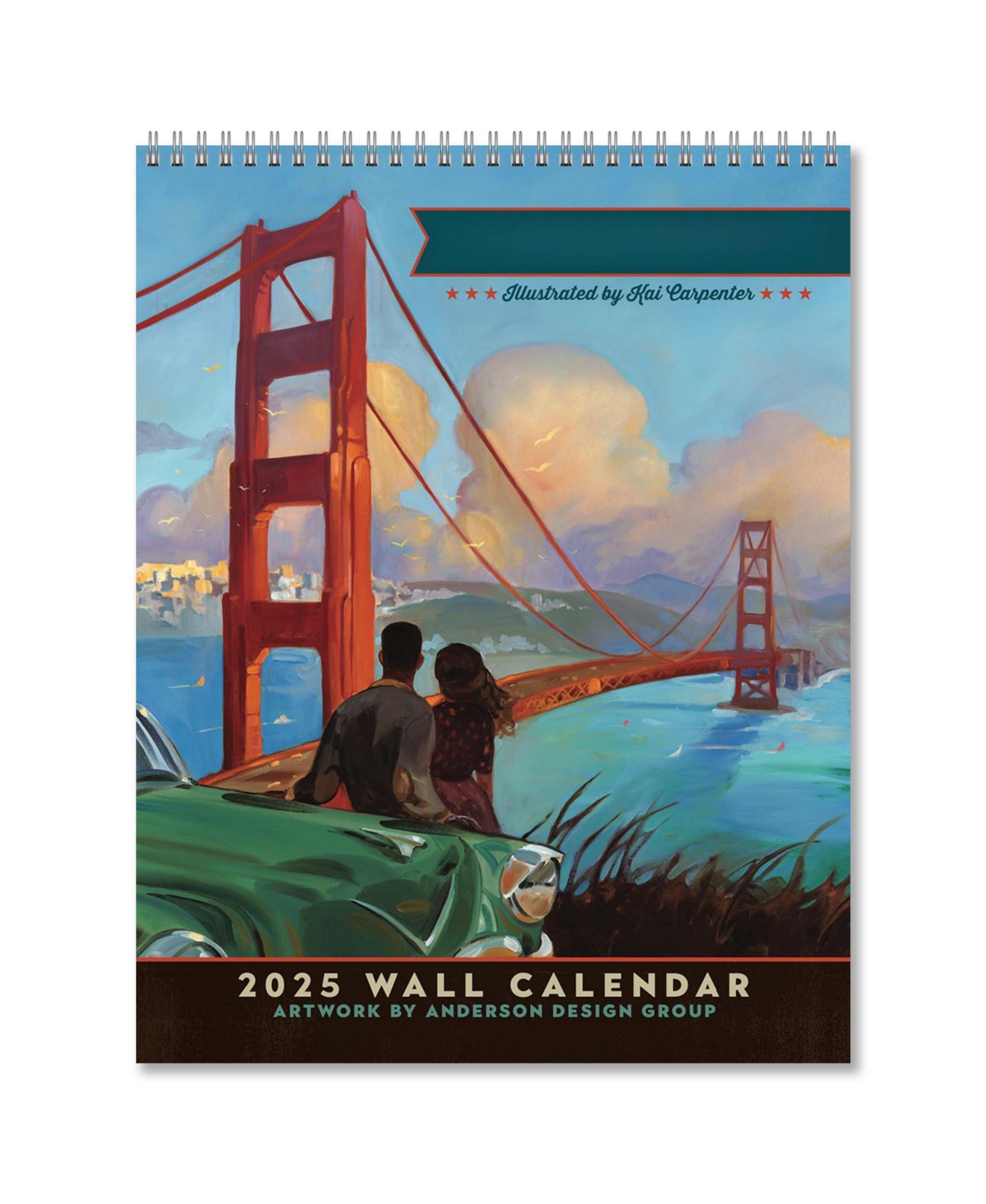 GNUADZ National Park Wall Calendar Scenic Artwork 12 Month Hanging Planner