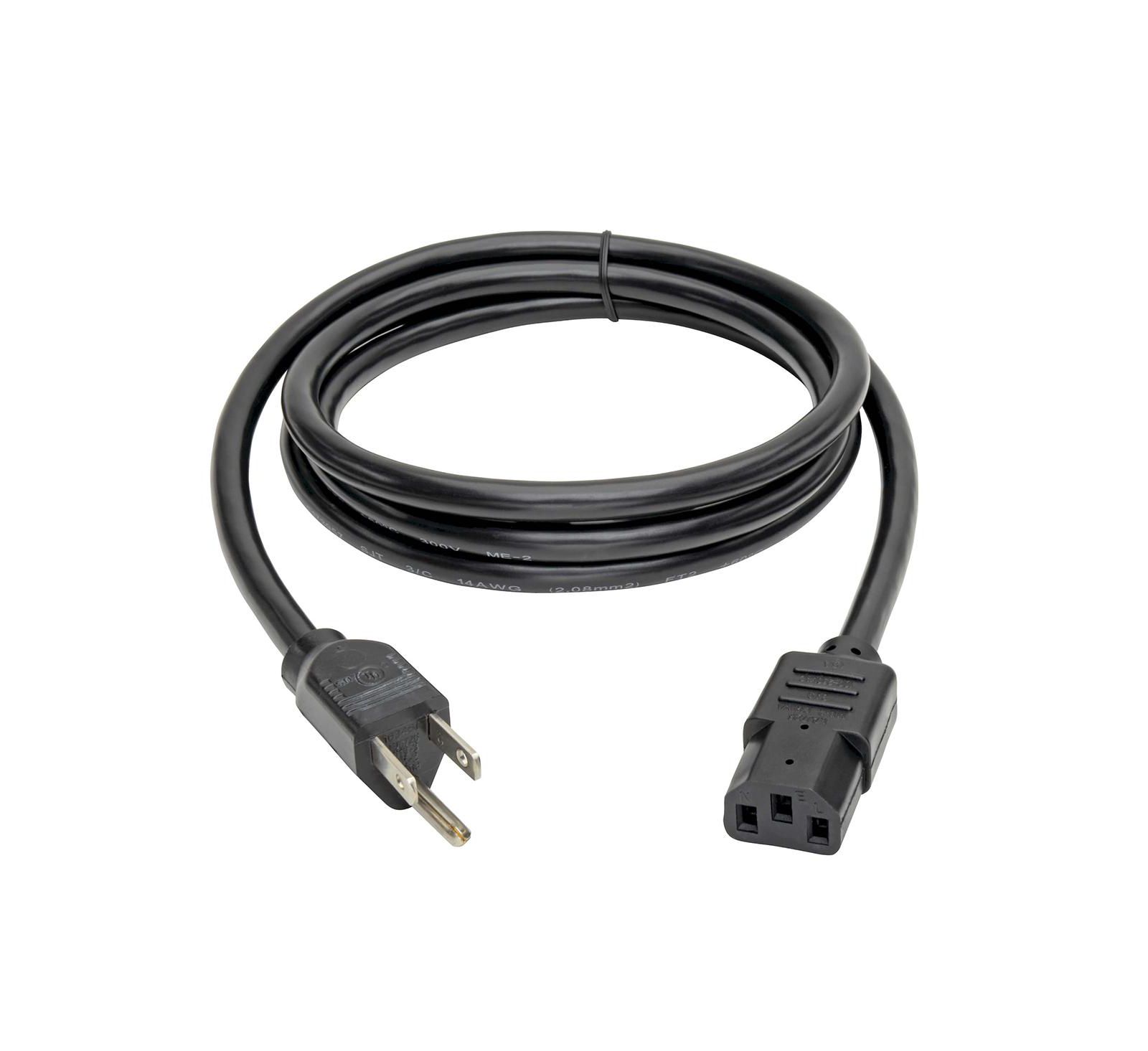 Компьютерный кабель питания Tripp Lite 6' 14 AWG NEMA 5-15P to IEC C13