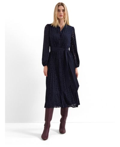 Женское платье миди Phase Eight Women's Marina Pleated