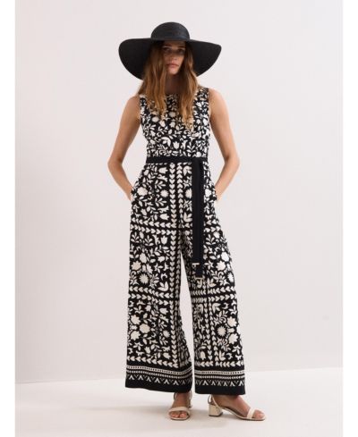 Женский комбинезон Phase Eight Women's Cyra Printed Jumpsuit