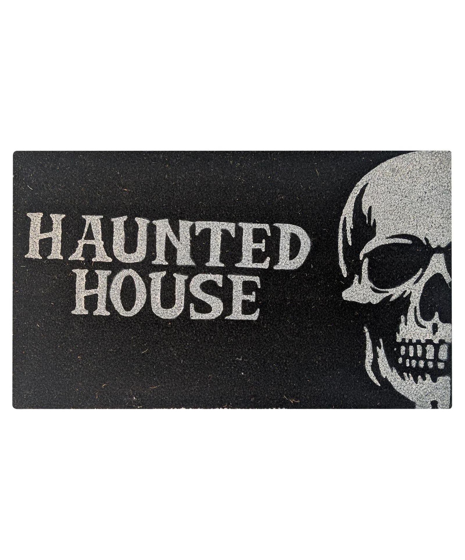 Kate Aurora коврик для двери уличный из кокосового волокна Halloween Haunted House