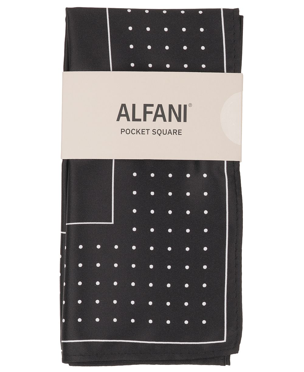 Alfani Men's Bravo Dot Pocket Square, Macy's Exclusive