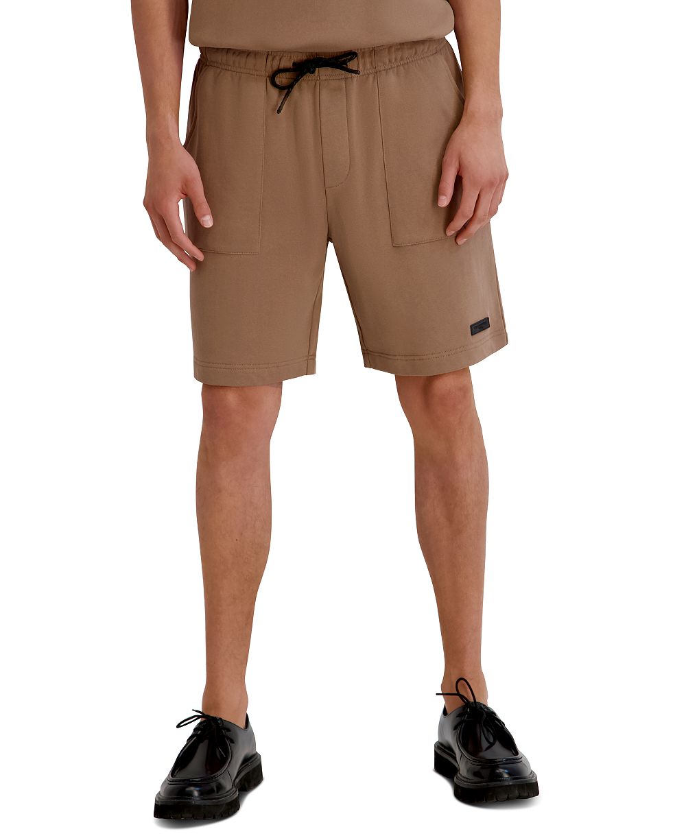KARL LAGERFELD PARIS Men's French Terry Drawstring Shorts
