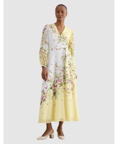 Женское шелковое платье Hobbs London Ariel Silk Dress
