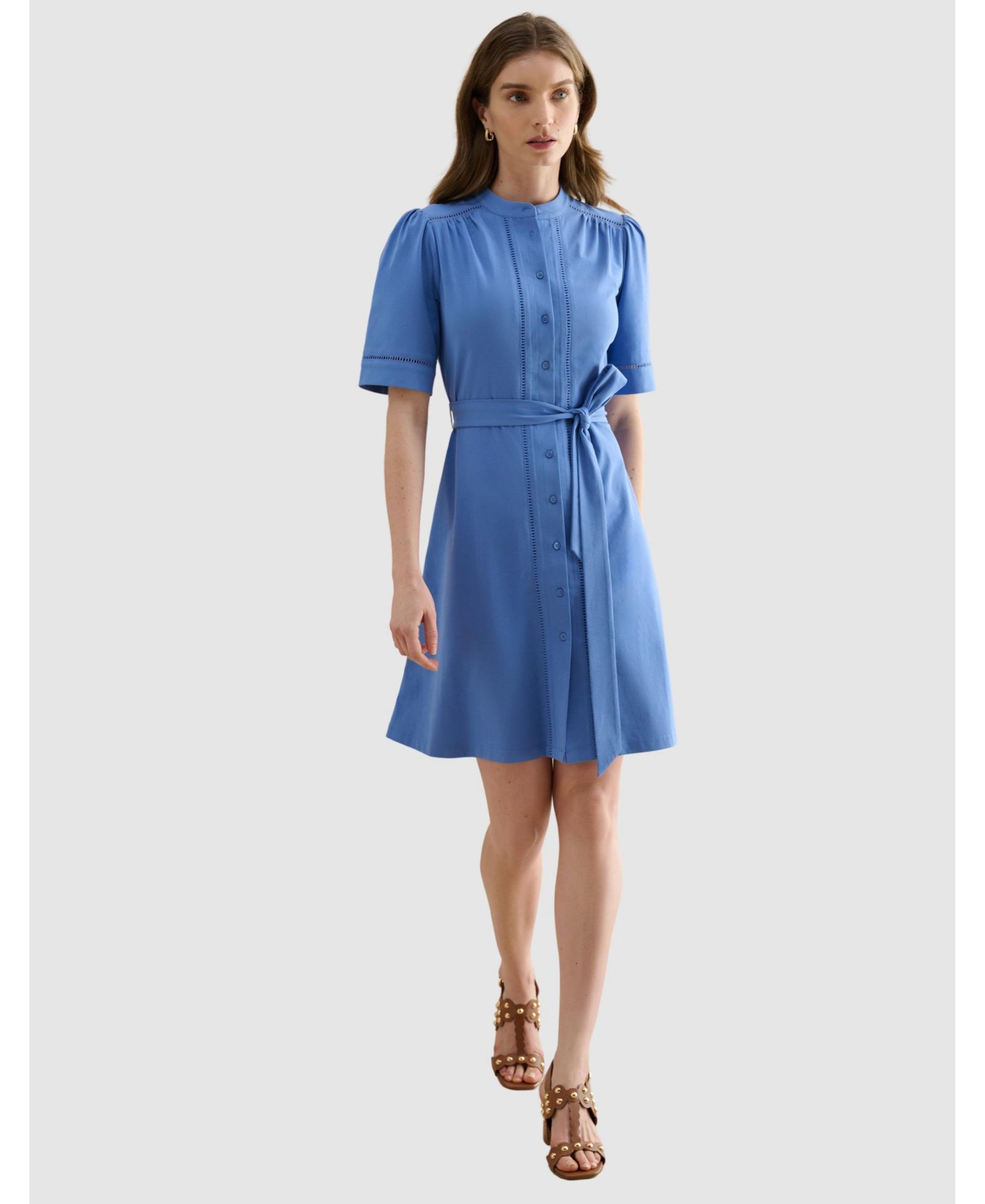 Женское мини-платье-рубашка Hobbs London Livvie Belted