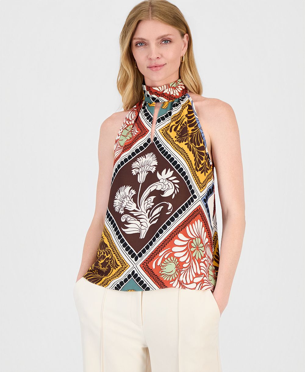 T Tahari Женский топ с halter