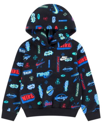 Nike Toddler Boys' 2T-4T Logo Printed Pullover Hoodie