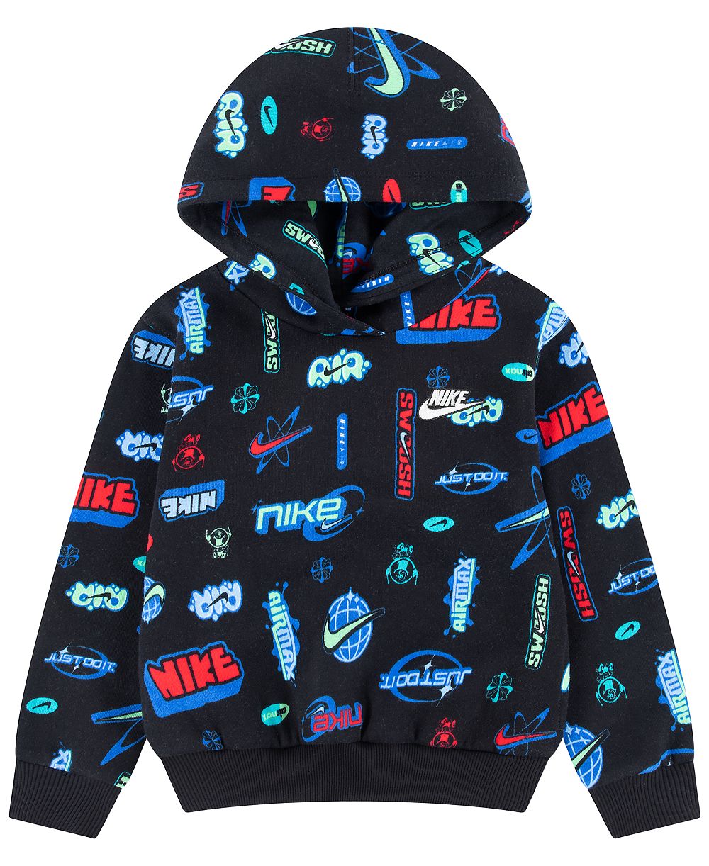Nike Boys' 4-7 Logo Print Pullover Hoodie