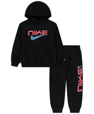 Nike Boys' 4-7 Stock Fleece Pullover Hoodie and Joggers, 2-Piece Set