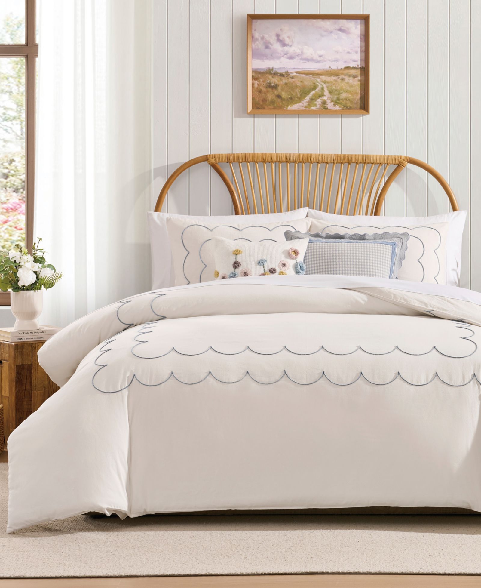 Комплект из 3 чехлов на одеяло Peri Home Daydream Scallop, King
