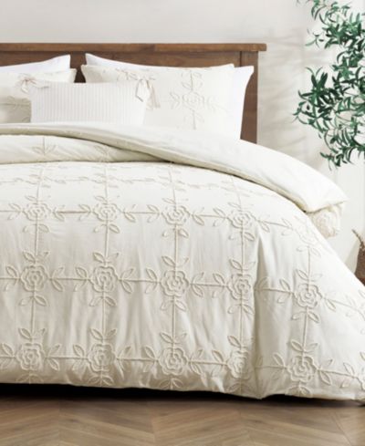 Peri Home Комплект из 3 покрывал Trellis Rose, King