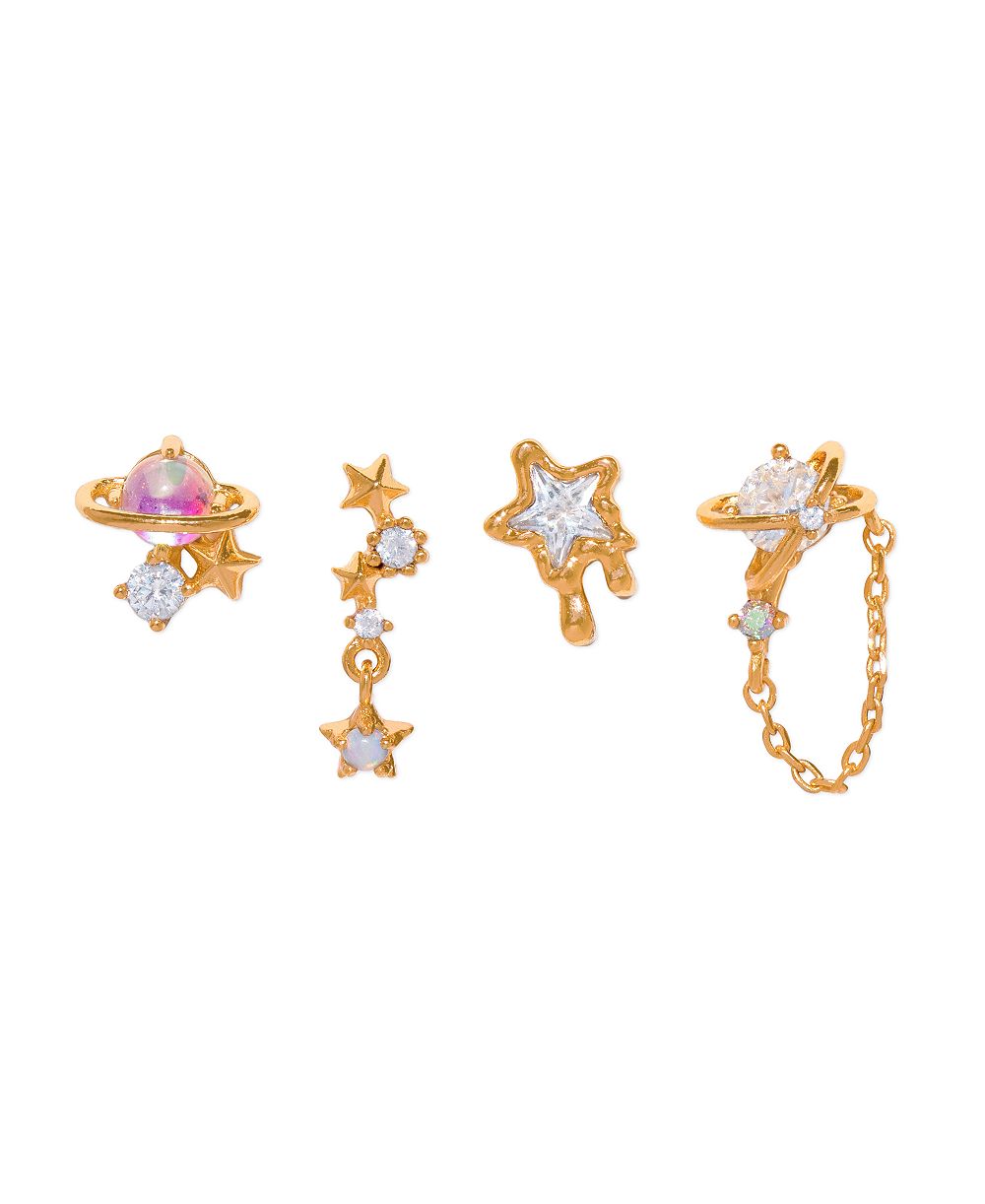 Серьги-гвоздики Girls Crew Crystal Lunar Dreams
