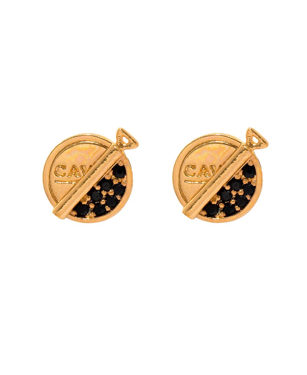 Серьги-гвоздики Girls Crew Crystal Premium Caviar, для девочек