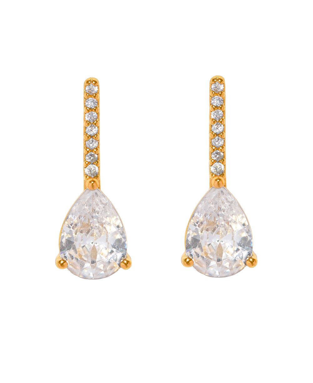 Серьги-гвоздики Girls Crew Crystal Cape May Pear