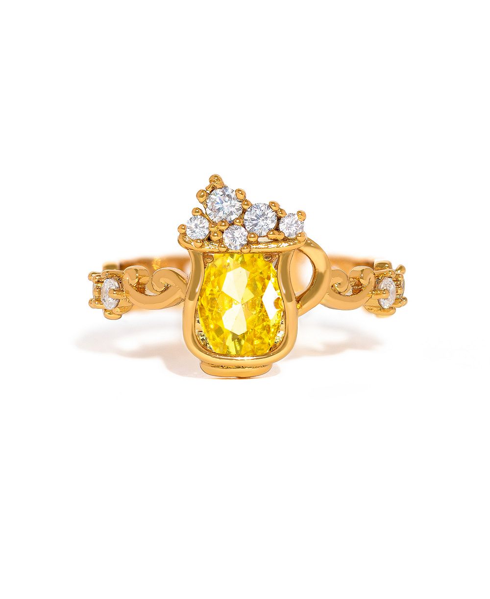 Кольцо Girls Crew Gold-Plated Crystal Harry Potter Butterbeer