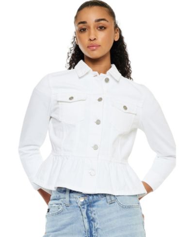 Женская джинсовая куртка KanCan Marilou Peplum