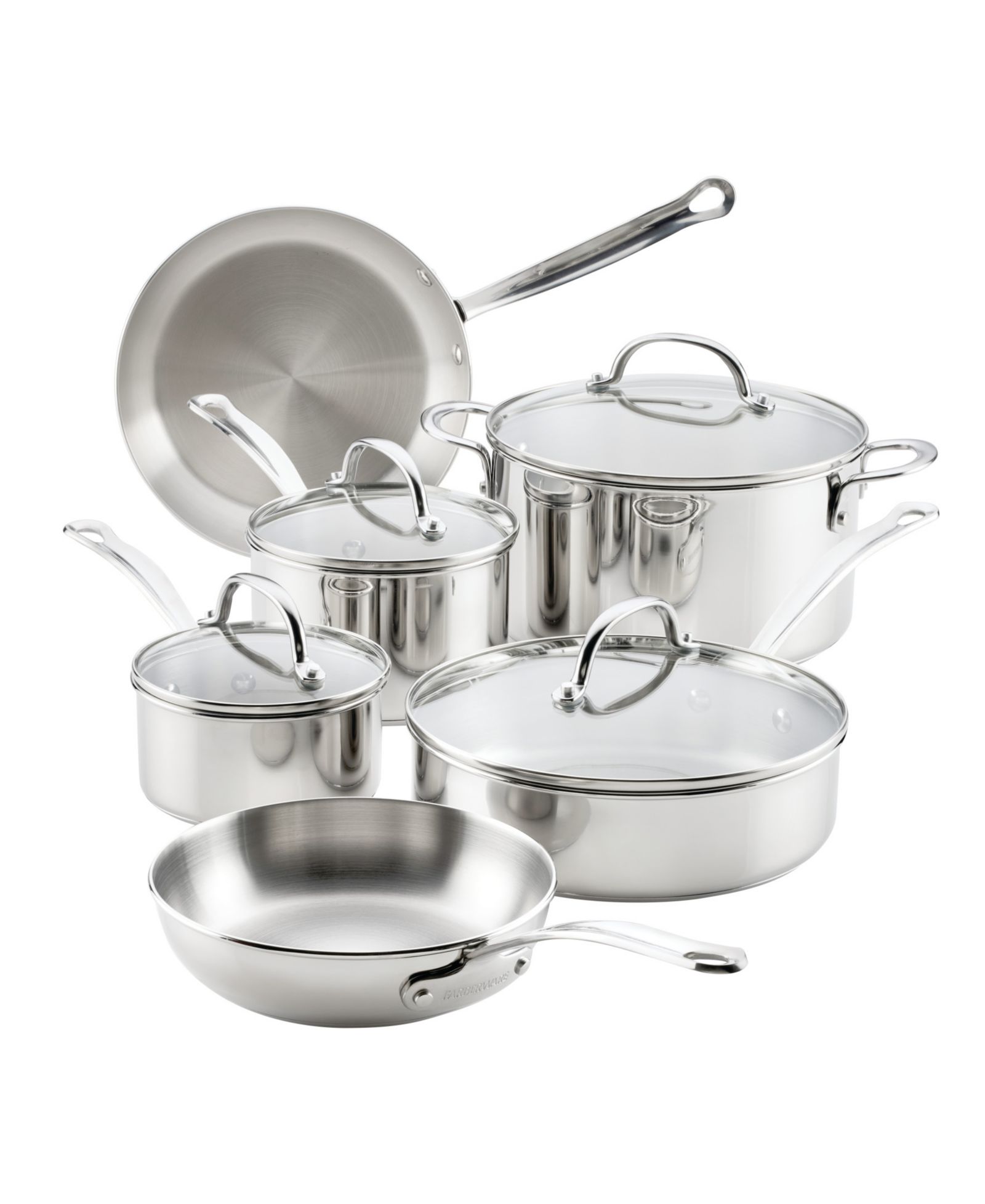Farberware Stainless Steel Millennium Induction 10-Piece Cookware Set