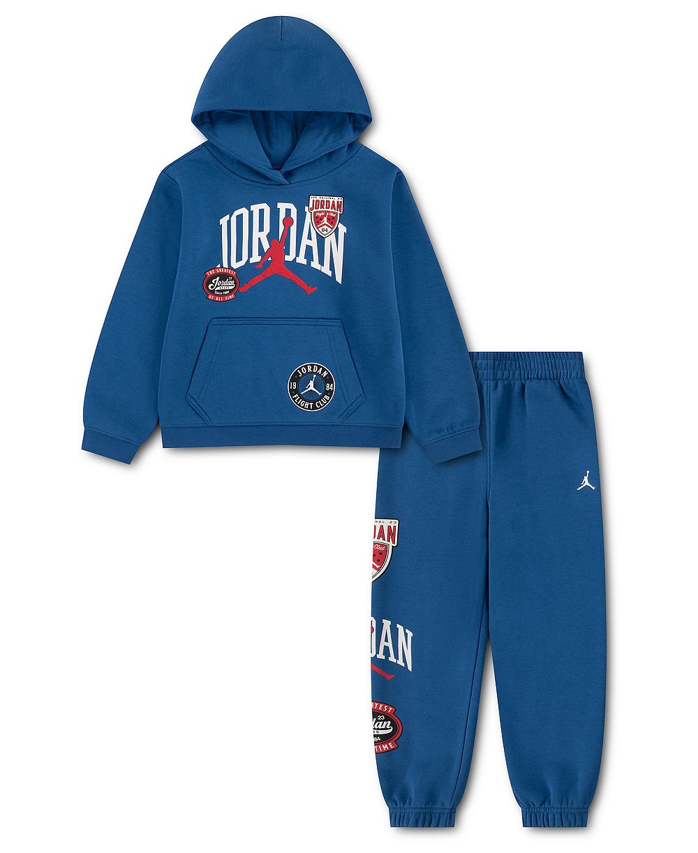 Комплект Jordan Boys' 4-7 Long-Sleeve Hoodie и брюк, 2-Piece Set