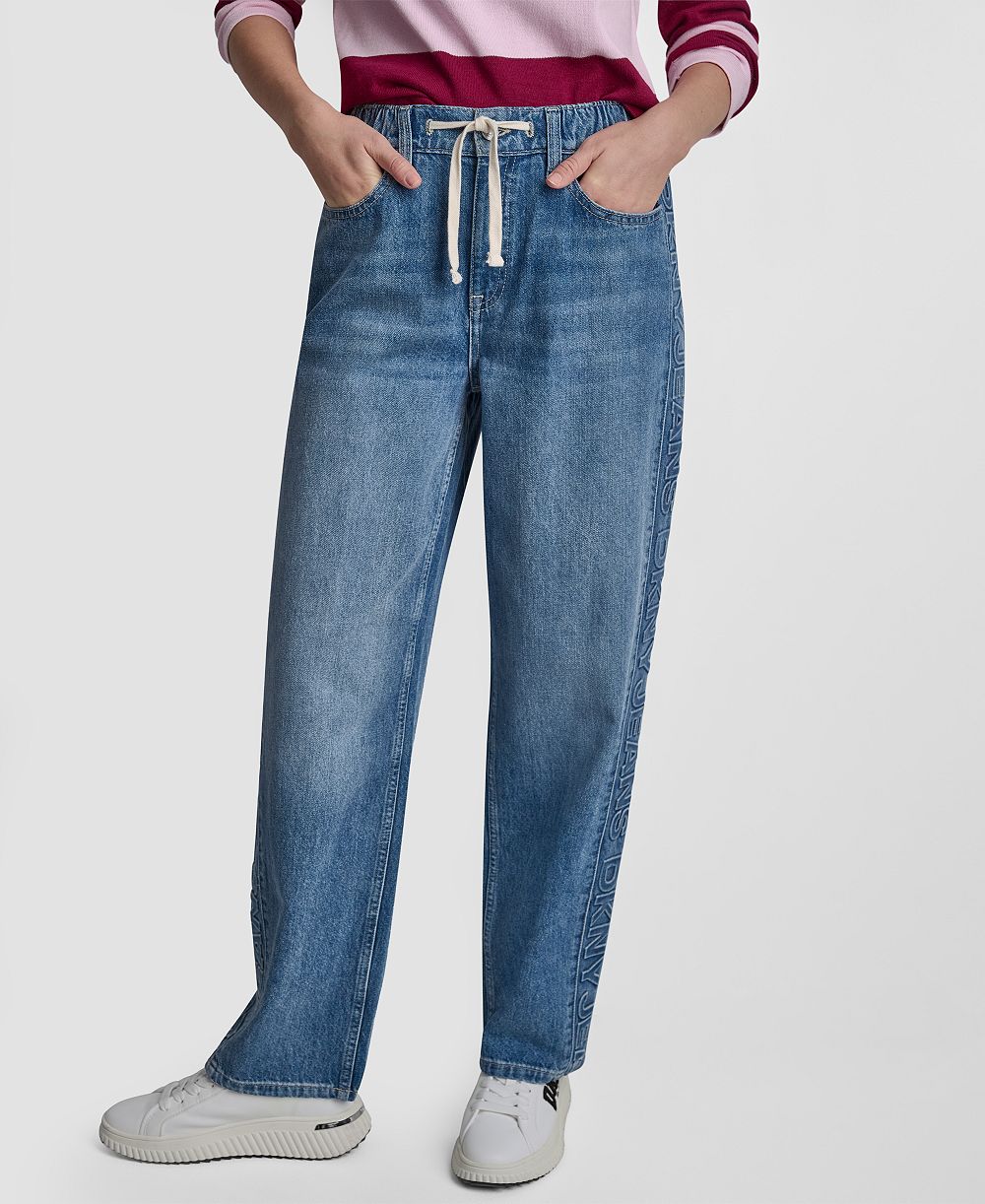 Женские джинсы DKNY Jeans Relaxed Straight-Leg