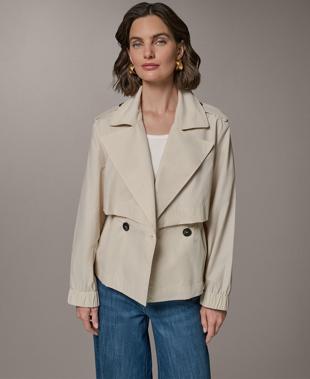 Donna Karan Weekend Women's Double-Breasted Flanged Jacket