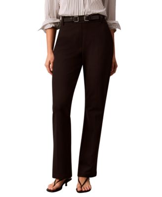 Брюки Calvin Klein Petite Hi Twist Compression High-Rise Bootcut