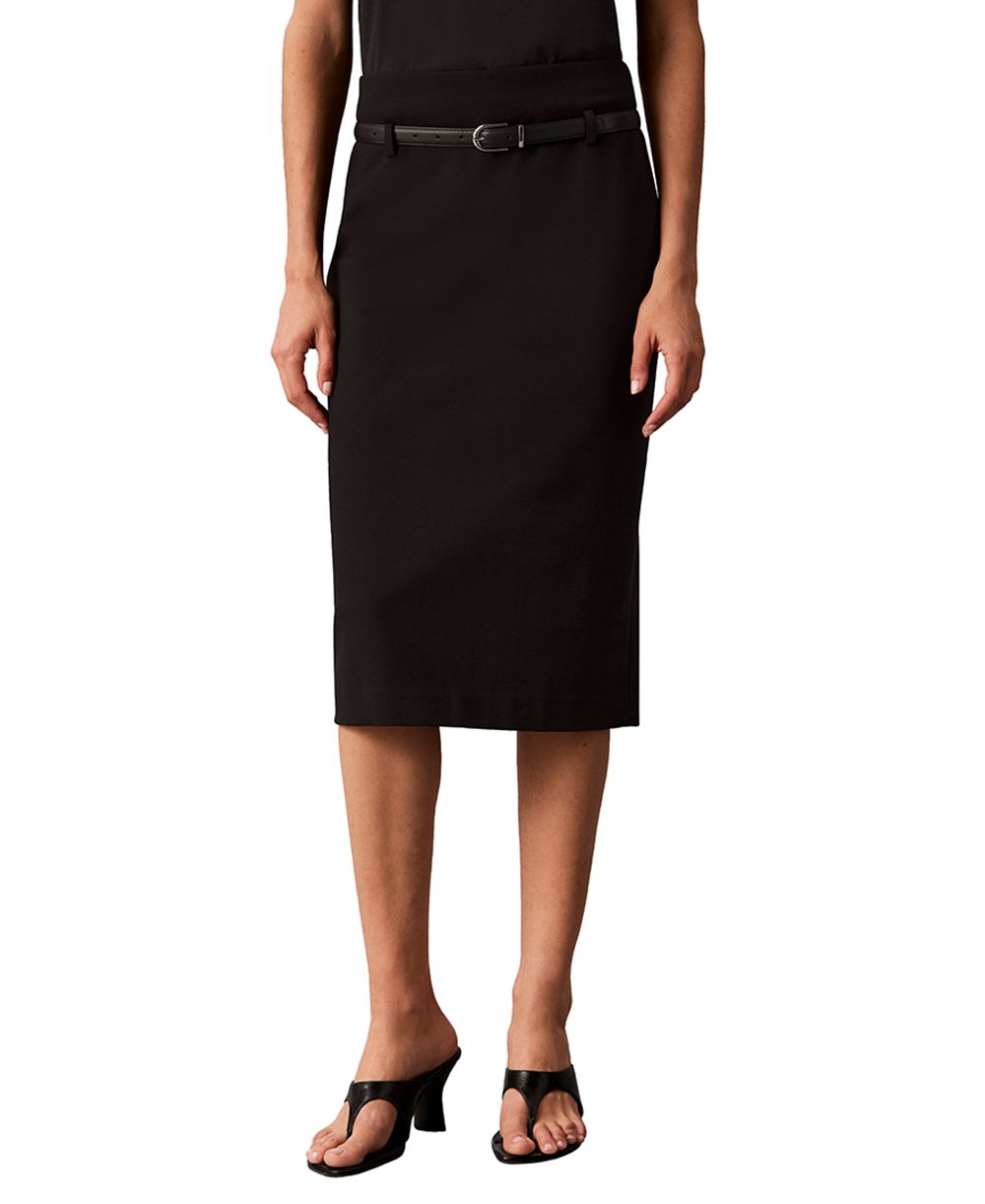 Calvin Klein Petite Belted Pencil Skirt
