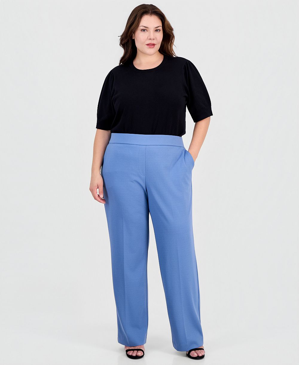Женские брюки Anne Klein Essentials Plus Size с карманами
