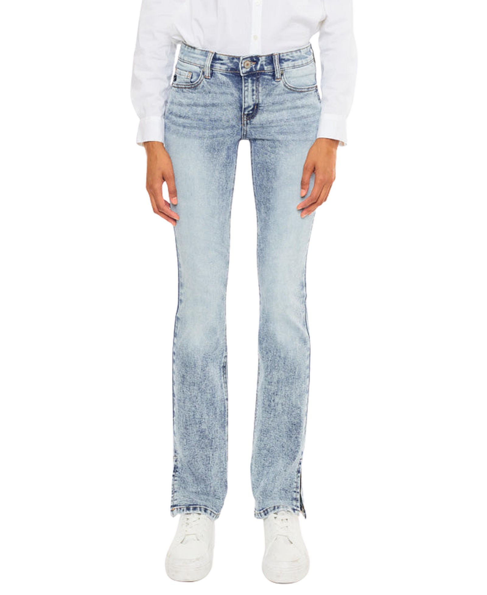 KanCan Женские Nadia Mid-Rise Y2K Bootcut Jeans
