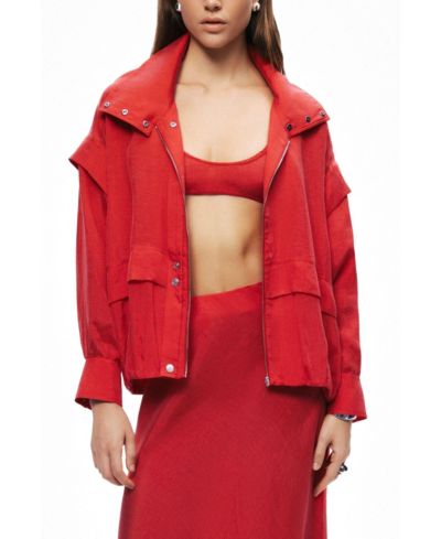 NOCTURNE Women's Relaxed Zip Up Jacket