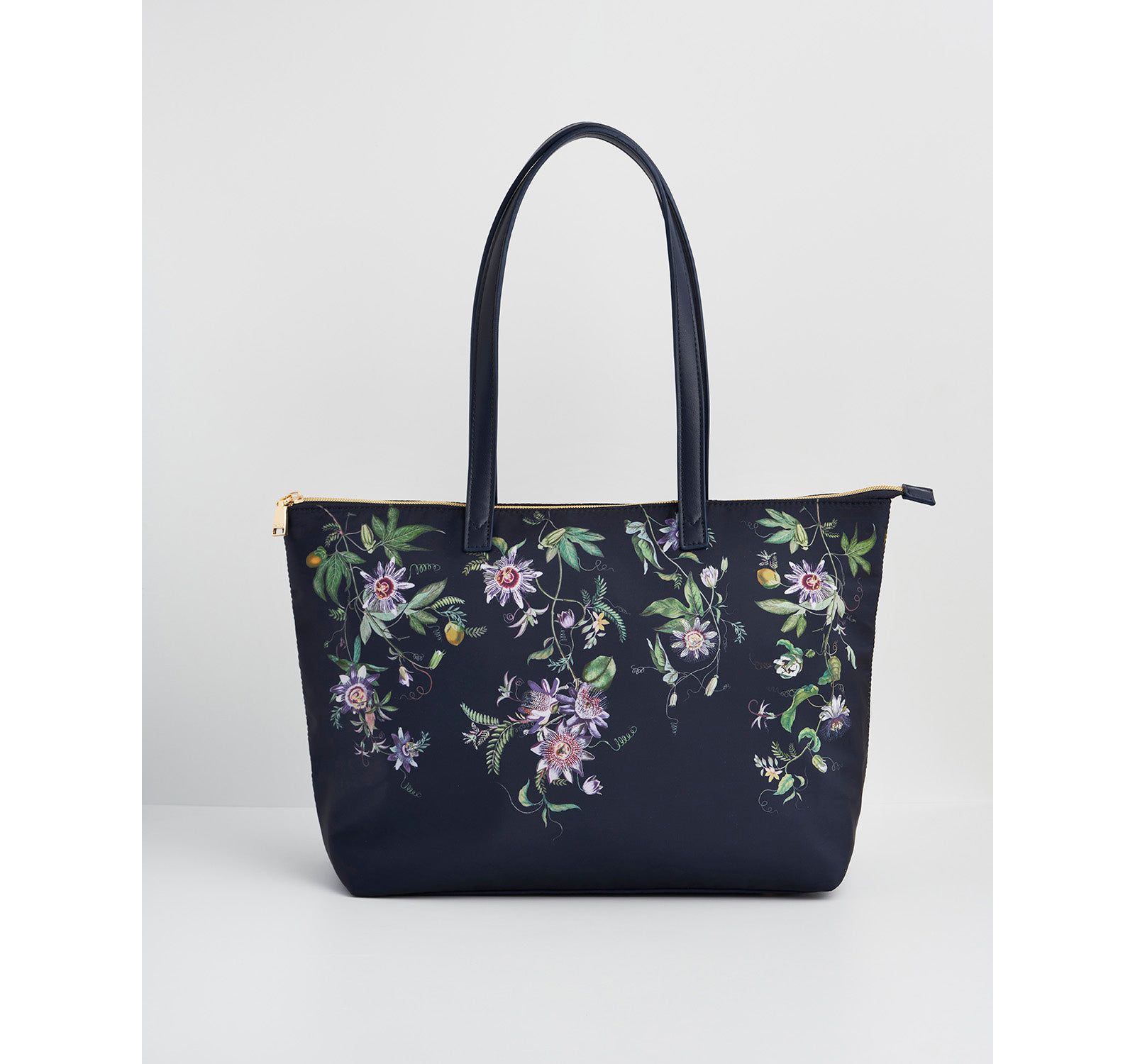 Женская сумка-шоппер Fable England Passion Flower Printed Grab Tote