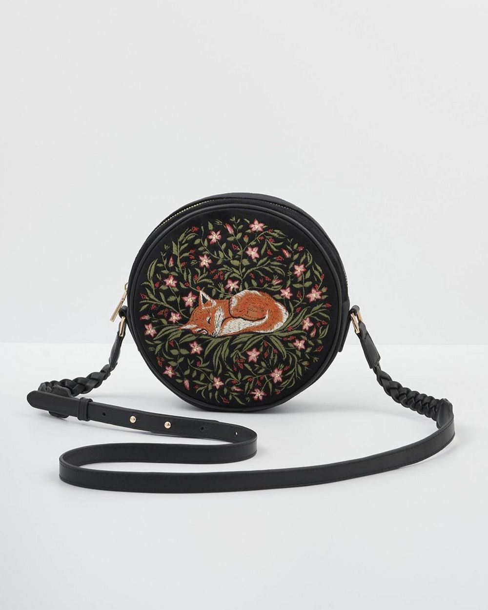 Fable England Women's Sleepy Fox Circle Bag