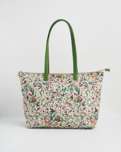 Fable England Women's Cire Garden Floral Printed Grab Tote